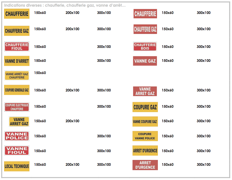 Signalétique-Chaufferie