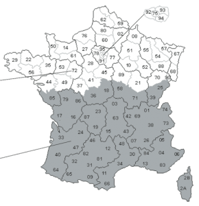 carte france