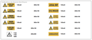 Signalétique - Risques électriques